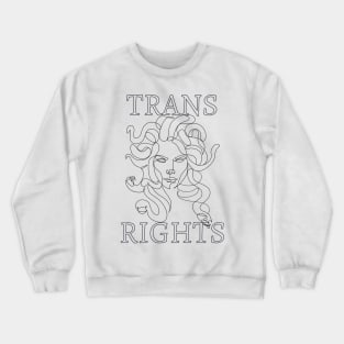 trans rights medusa Crewneck Sweatshirt